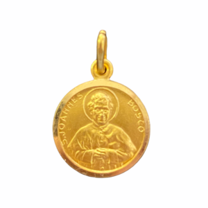 Medaglia San Giovanni Bosco oro giallo