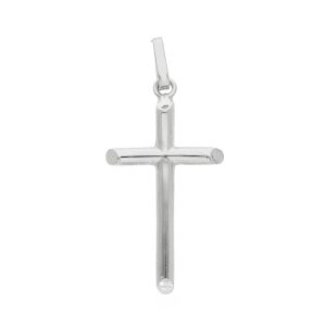 Croce  tubolare oro bianco