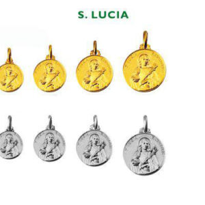 Medaglia in oro o argento Santa Lucia