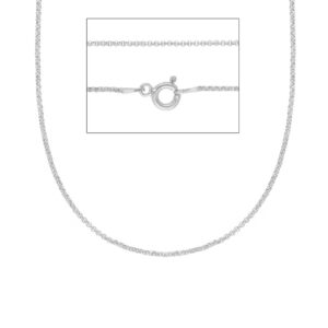 Collanina Rolò fine in argento 925 dorato 40 cm